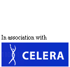 In association with Celera Genomics